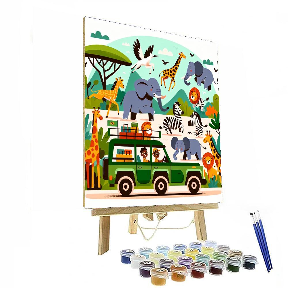 Thrilling Safari Adventure Paint By Color