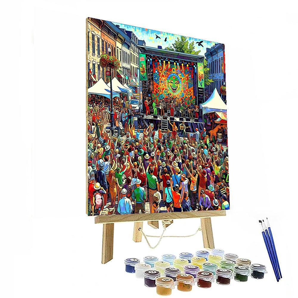 Montreal's Just For Laughs Festival Paint By Numbers Kits