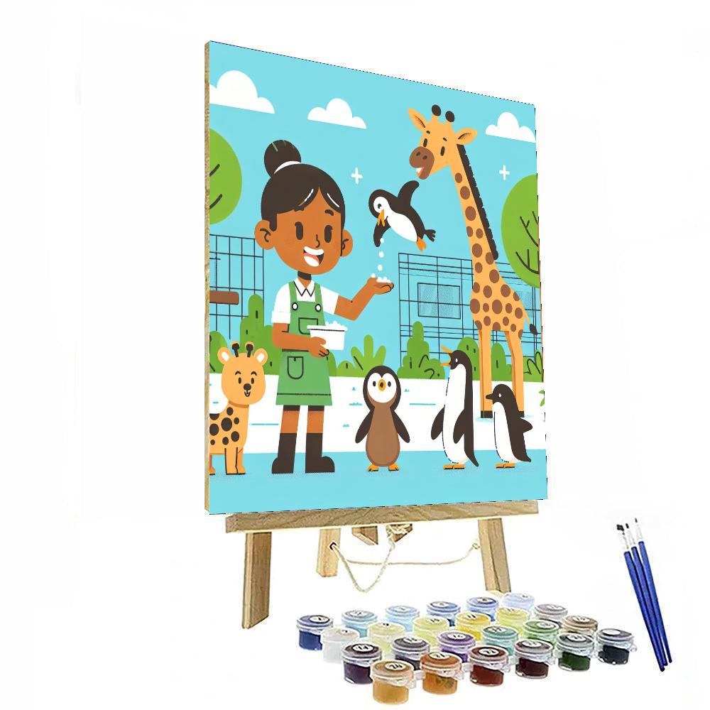 Zippy Zookeeper's Zone Numbered Painting Kits