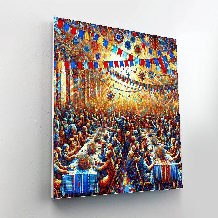 Vibrant Festival Painting By Numbers Kit