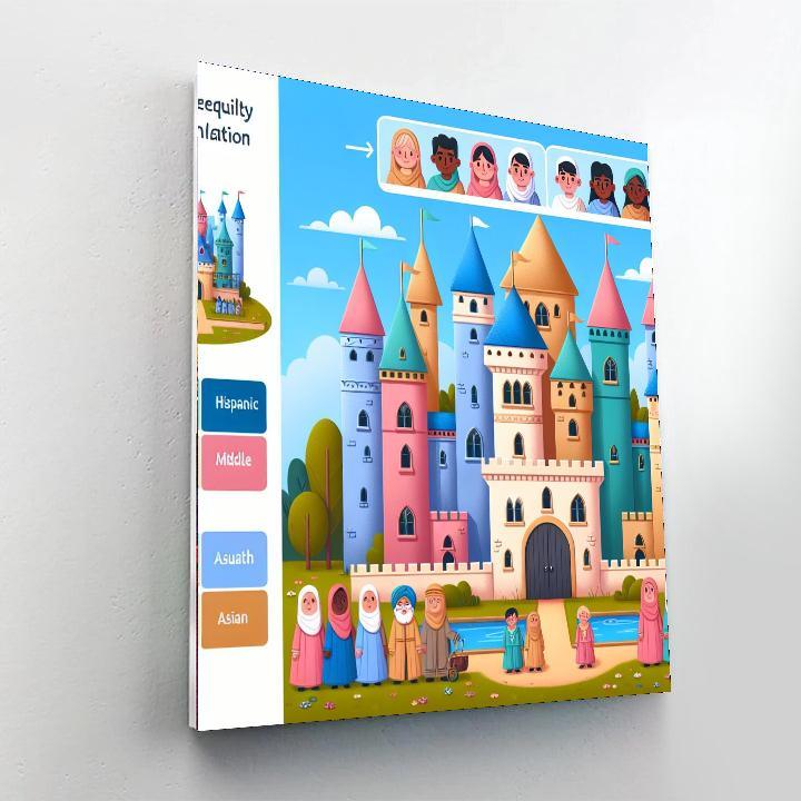 Magic Fairy Tale Castle Paint By Numbers Kits