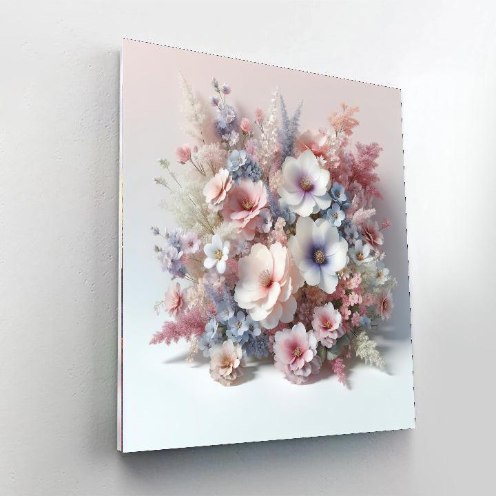 Ethereal Floral Harmony Paint By Numbers Kits