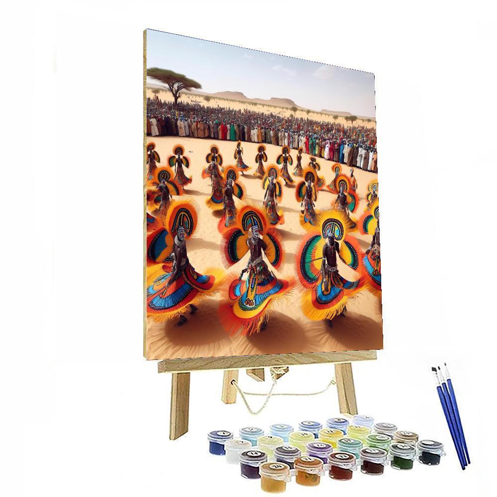 Gerewol Festival - Chad Paint By Numbers Art