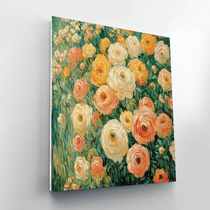 Renoir Inspired Radiant Blossoms  Paint By Number
