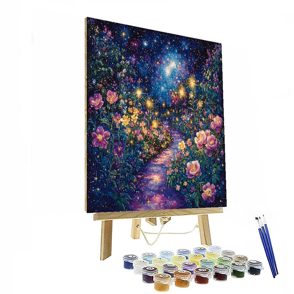 Georges Seurat Inspired Celestial Garden Of Lights  Paint By Numbers Kits