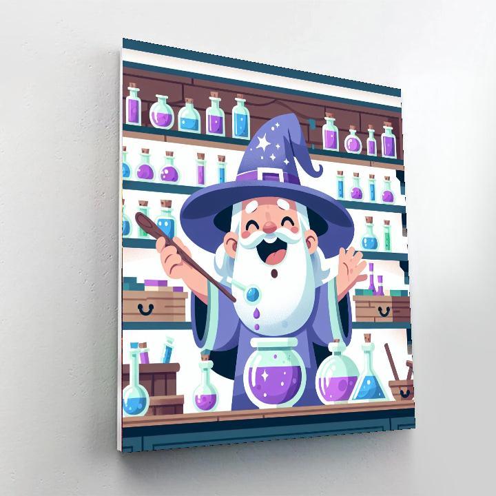 Magical Wizard's Workshop DIY Paint By Numbers