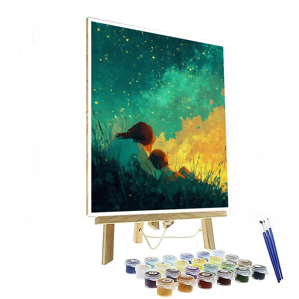 Dreams In The Stars With Mom Painting Number Kit