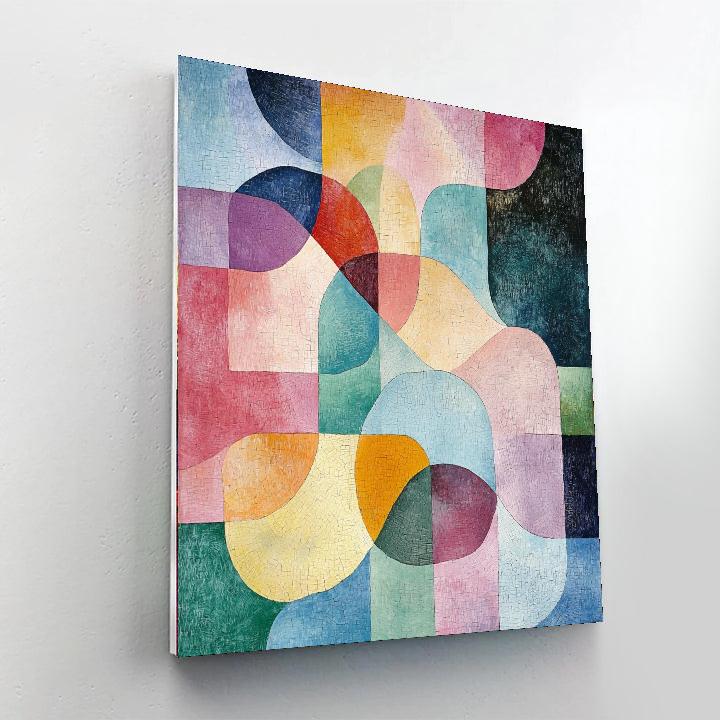 Paul Klee Inspired Lyrical Forms  Numbered Painting Kits