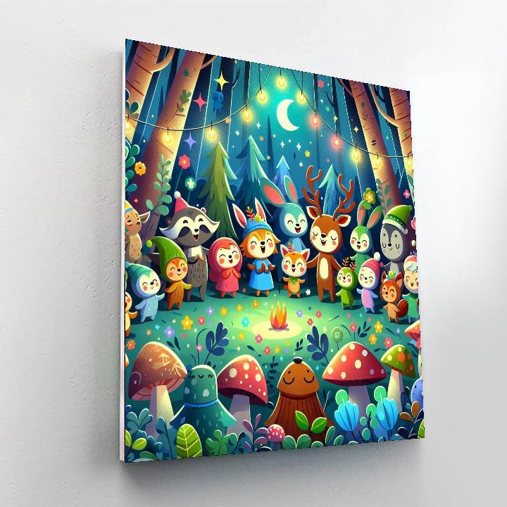 Enchanted Forest Celebration Paint By Numbers Kits