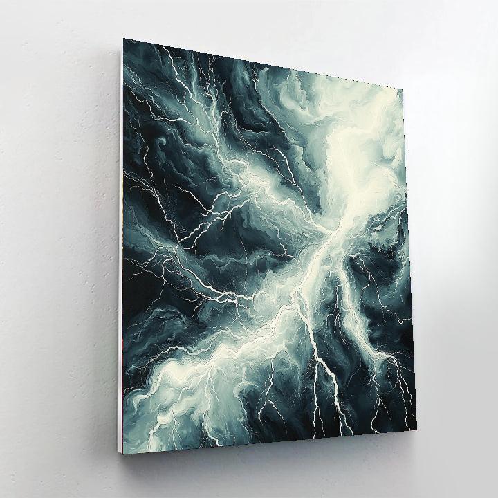 Michelangelo Inspired Harmony Of Storms  Painting Number Kit