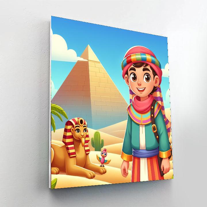 Explorers Of Ancient Egypt Painting Number Kit
