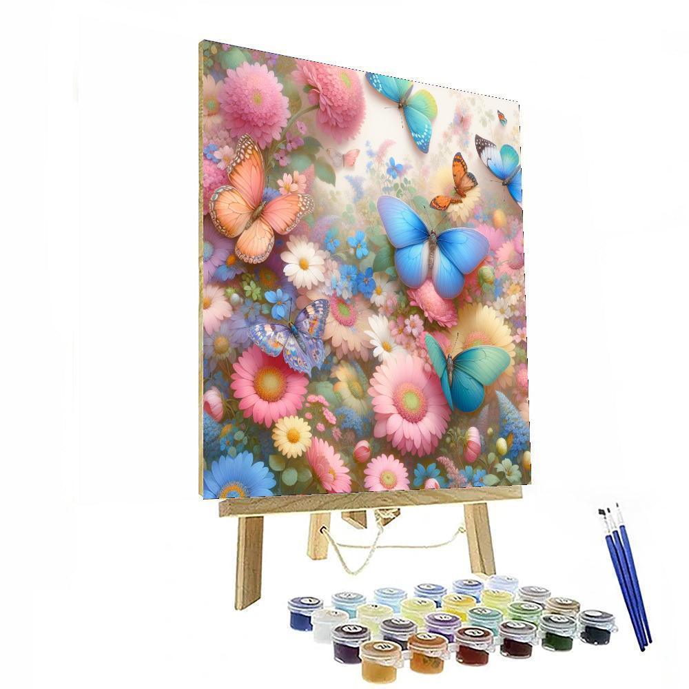 Elegant Butterfly Serenade DIY Paint By Numbers
