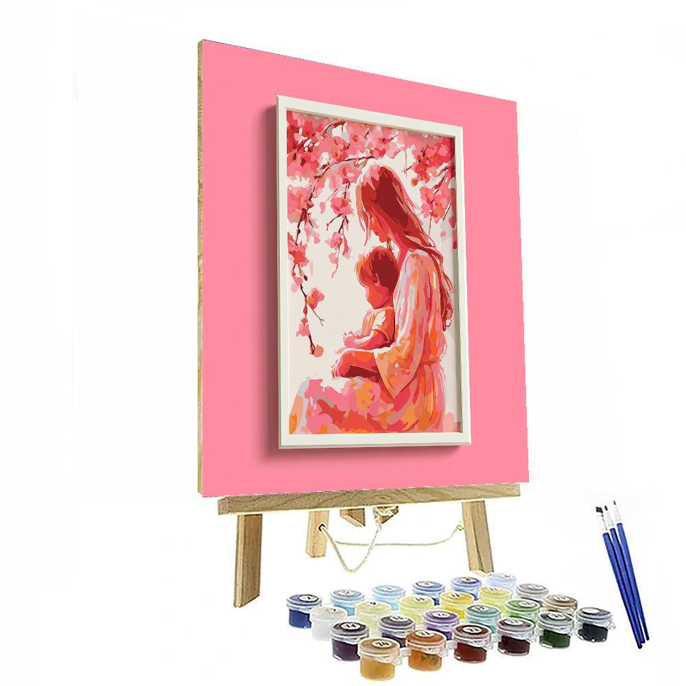 Mommy’s Sweet Embrace DIY Paint By Numbers