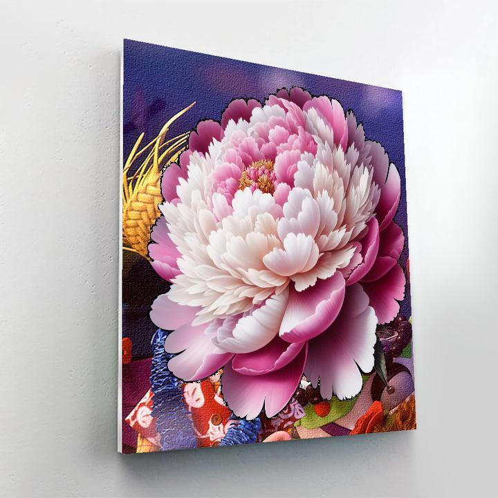 Elegant Peony Blossom Paint By Numbers Kits