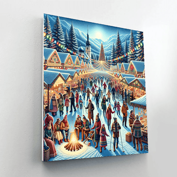 Jolly July Festival - Australia Number Painting