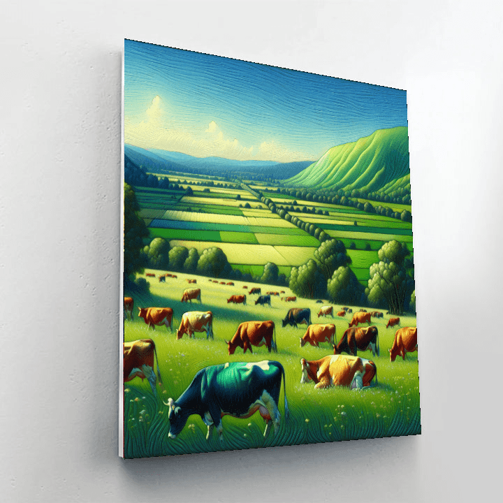 Cow's Pasture Retreat Painting Number Kit