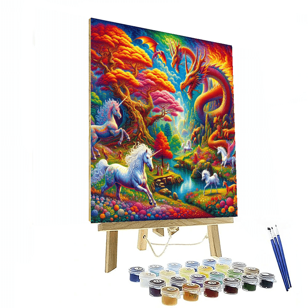 Fantasy Creature Realm - DIY Painting By Numbers Kit – Artistry Rack