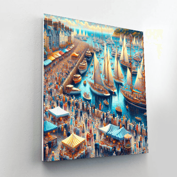 Harbour Festival - United Kingdom Paint By Color