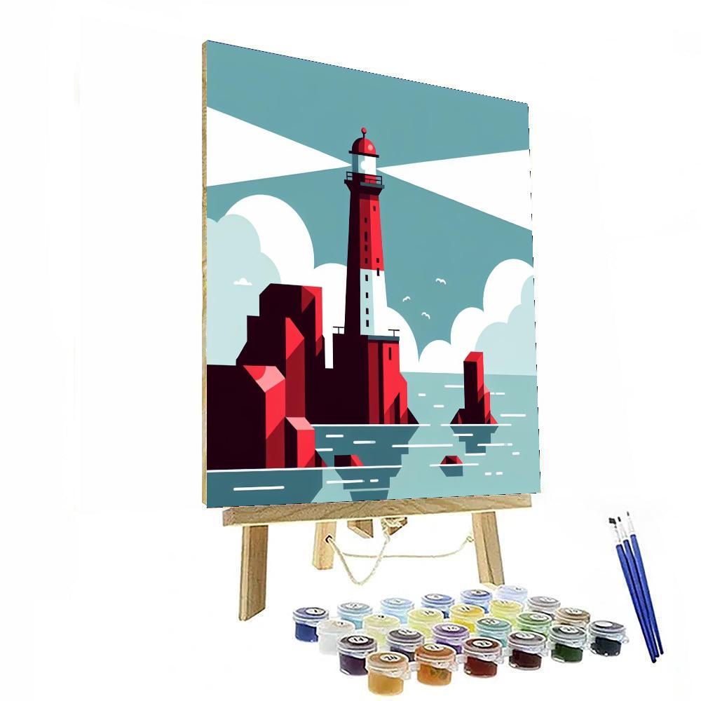 Lighthouse Beacon Adventure DIY Paint By Numbers