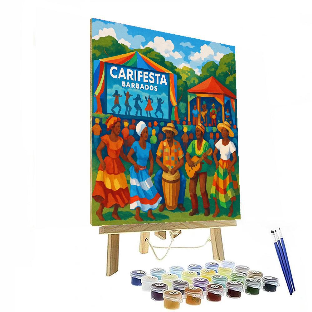 Caribbean Festival Of Arts - Barbados Paint By Numbers Kits