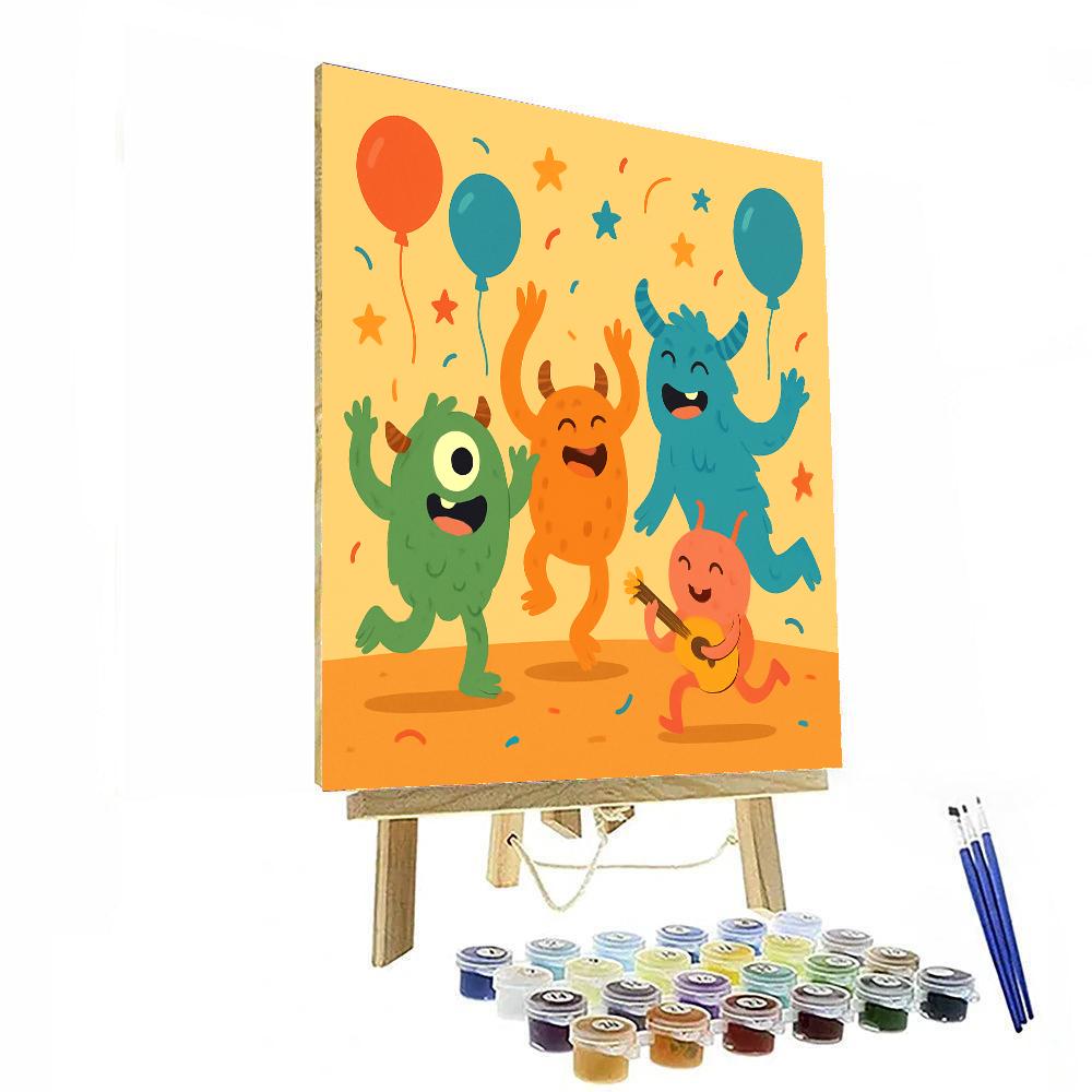 Charming Monster Friends DIY Paint By Numbers