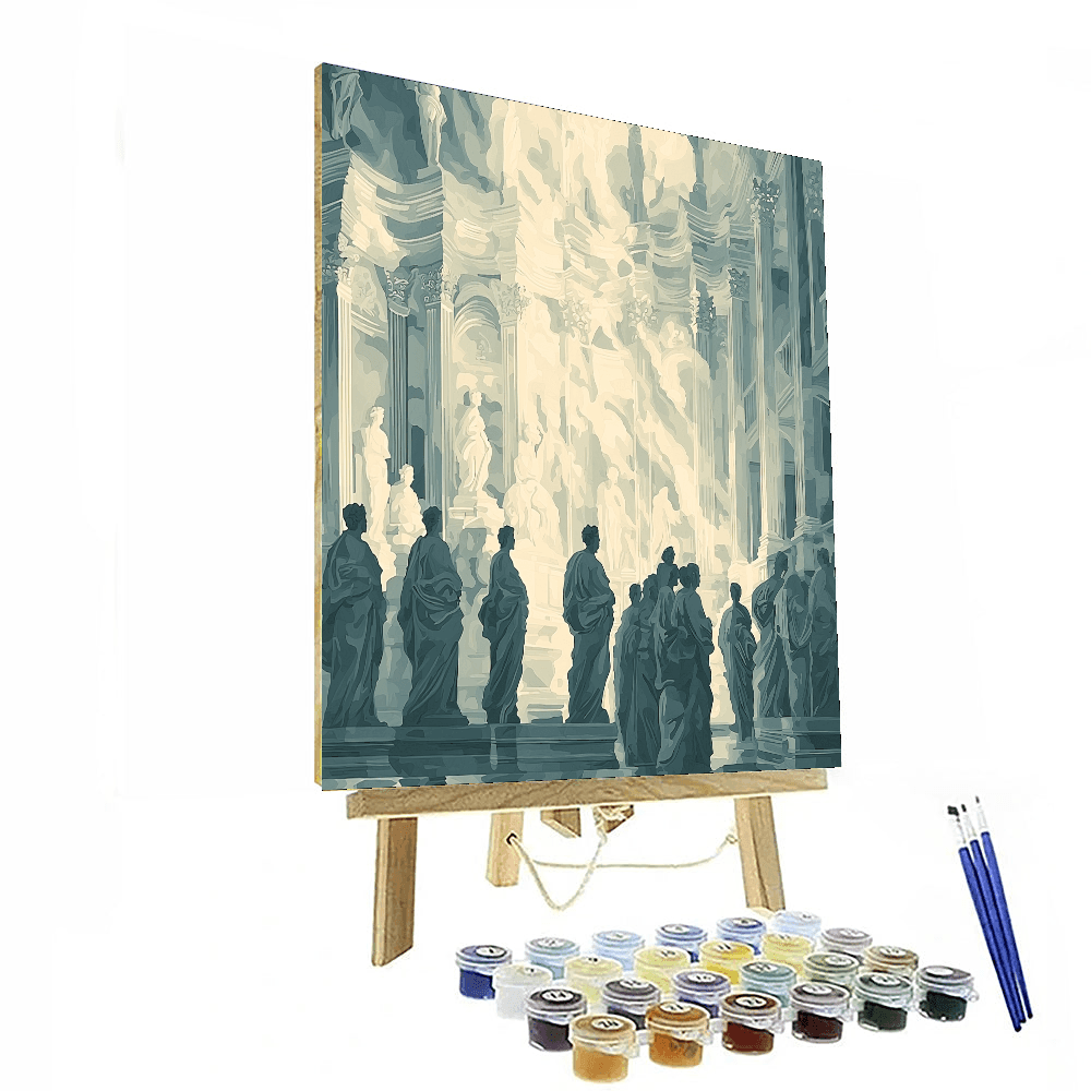 Michelangelo Inspired Sculpted By Light  Painting By Numbers Kit