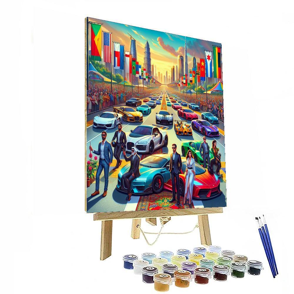 Gumball 3000 - International Paint By Numbers Kits