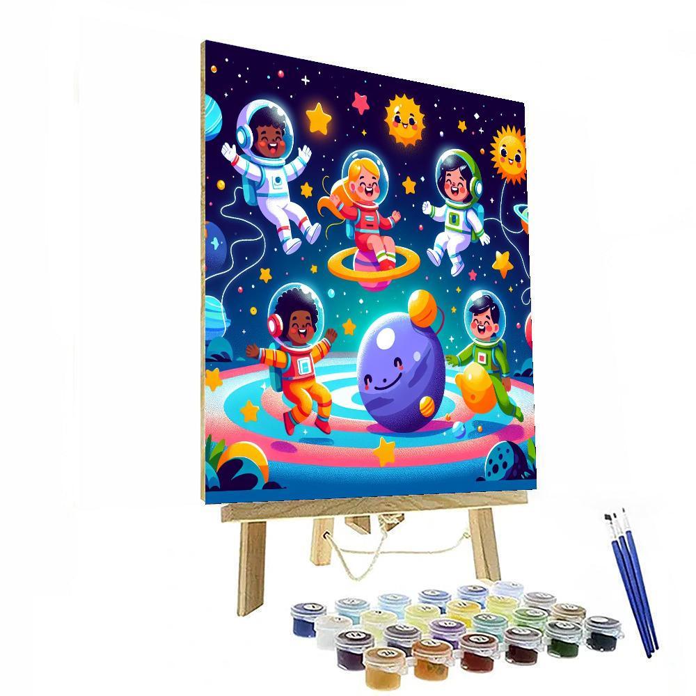 Astronaut Adventure Playground Paint By Numbers