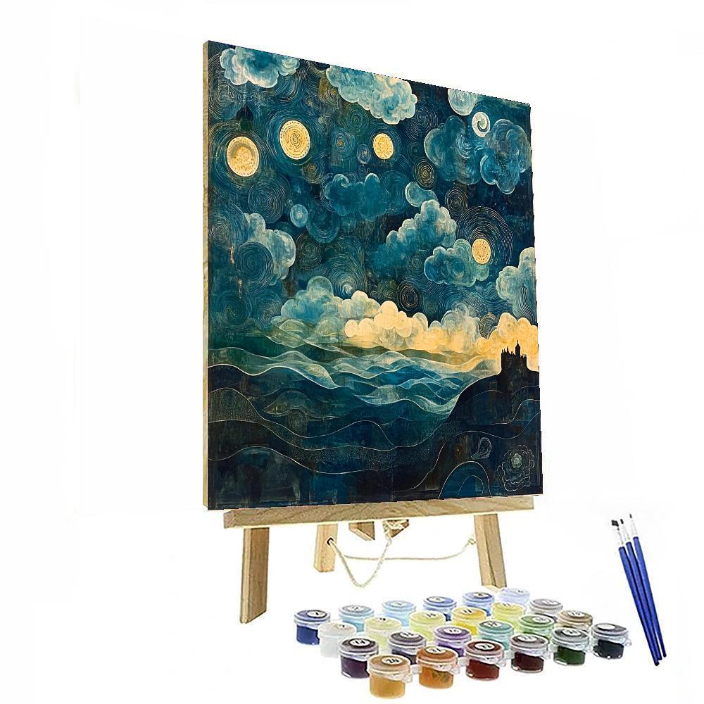 Max Ernst Inspired Dreamscapes Of The Unknown  Painting Number Kit