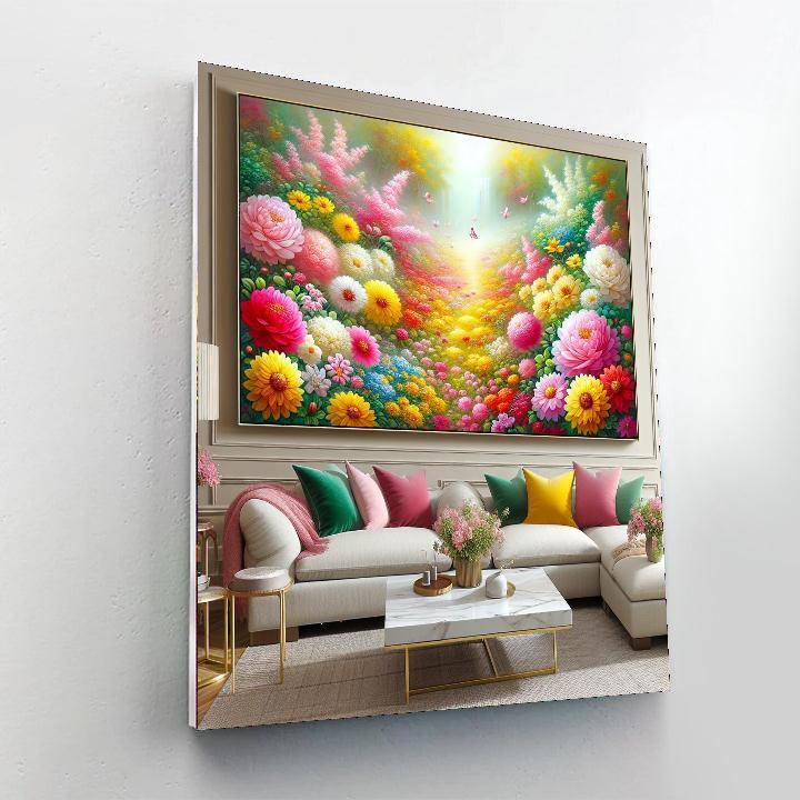 Fantasy Floral Dreams Paint By Numbers Art