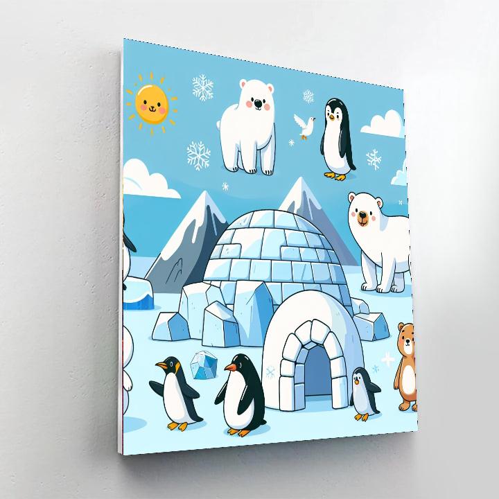 Arctic Explorer's Dream Paint By Numbers