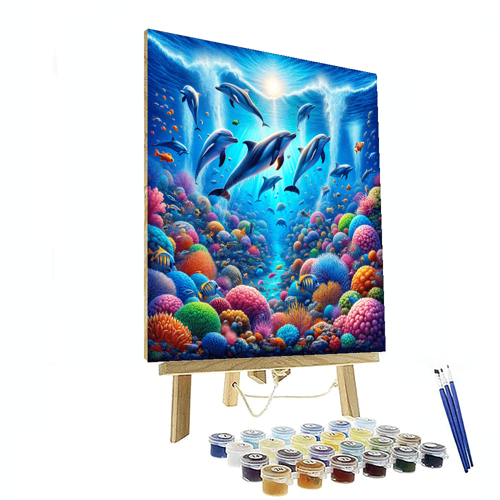 Adventurous Dolphins Paint By Numbers Kits