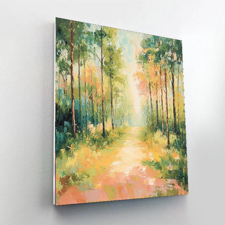 Edgar Degas Inspired Dance Of Colors In The Forest  Paint By Numbers