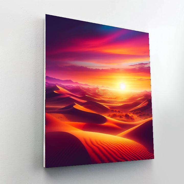 Magical Desert Dunes Number Painting