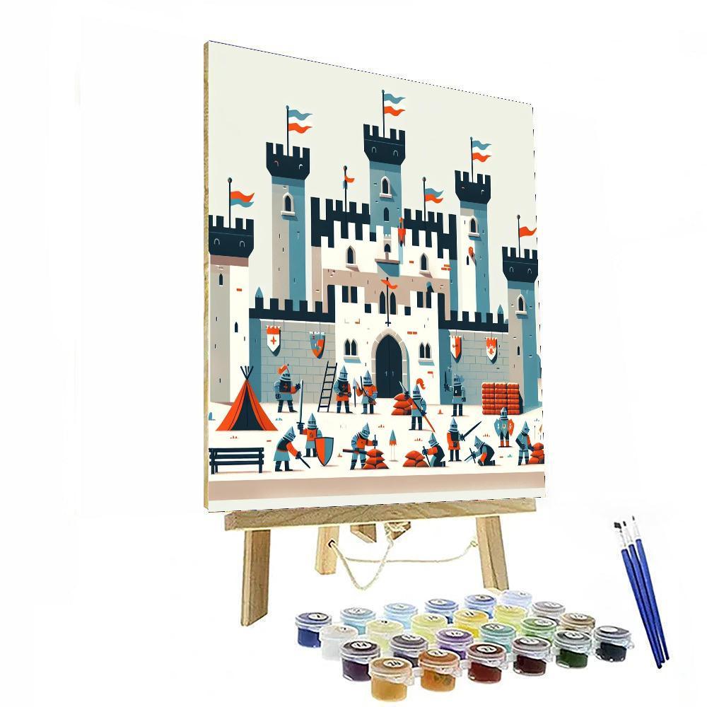 Castle Siege Adventure Number Painting