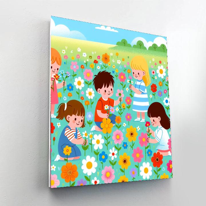 Wildflower Wonder Number Painting