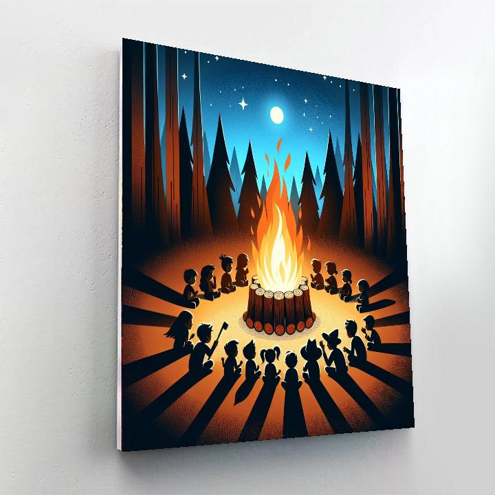 Campfire Tales Numbered Painting Kits