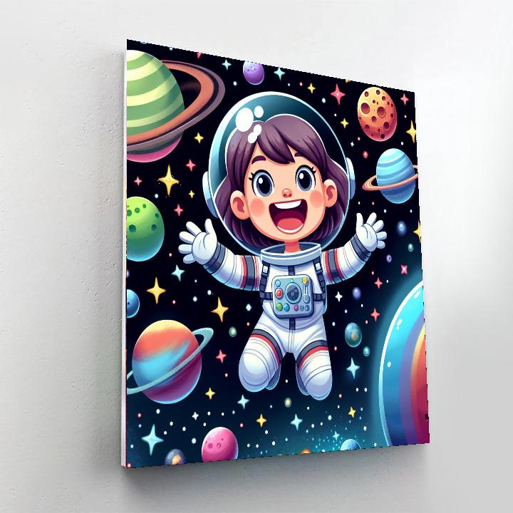 Cosmic Explorer's Diary Paint By Numbers Art