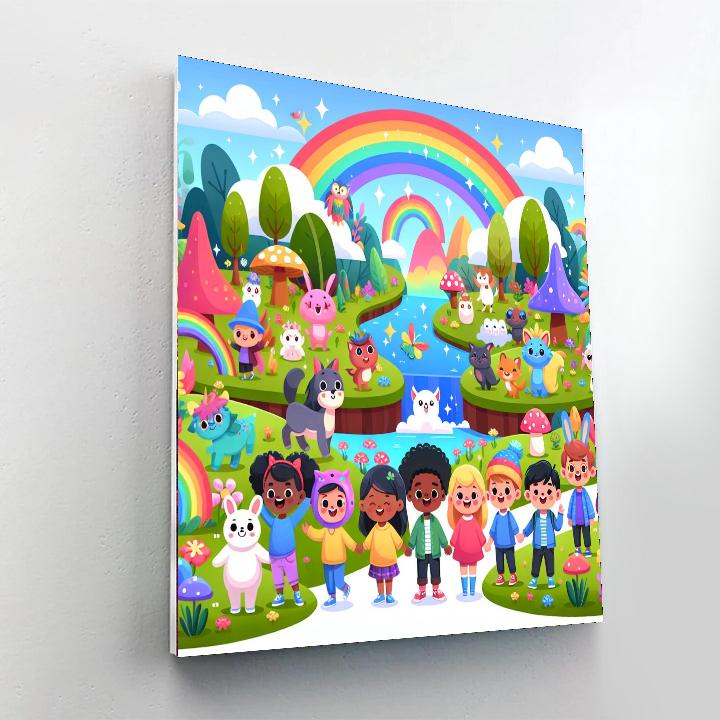 Exploring Enchanted Lands Painting Number Kit