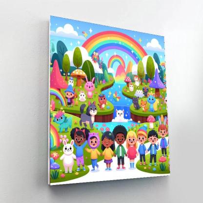 Exploring Enchanted Lands Painting Number Kit