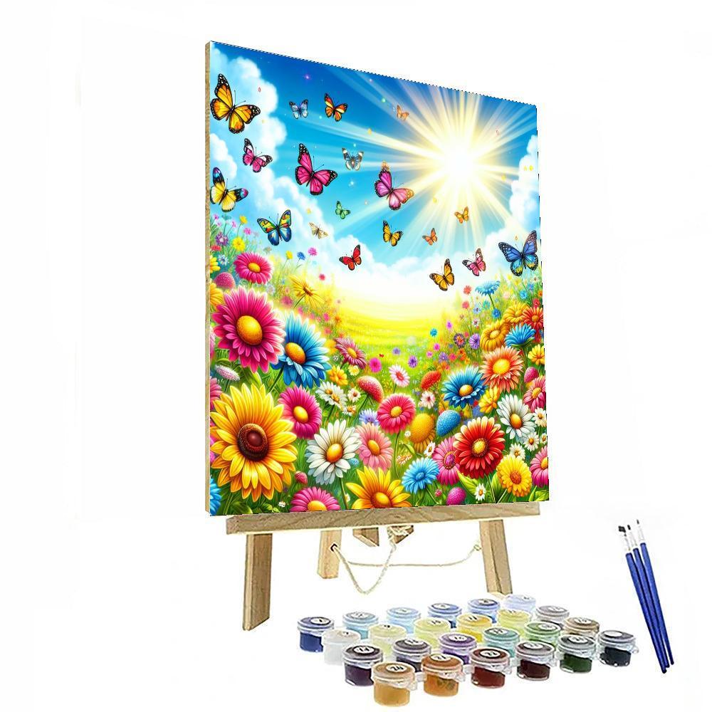 Breezy Summer Meadows Paint By Numbers Kits