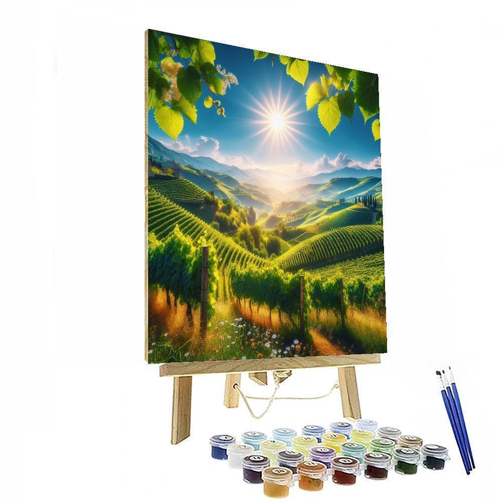 Sundrenched Italian Countryside Paint By Numbers Kits