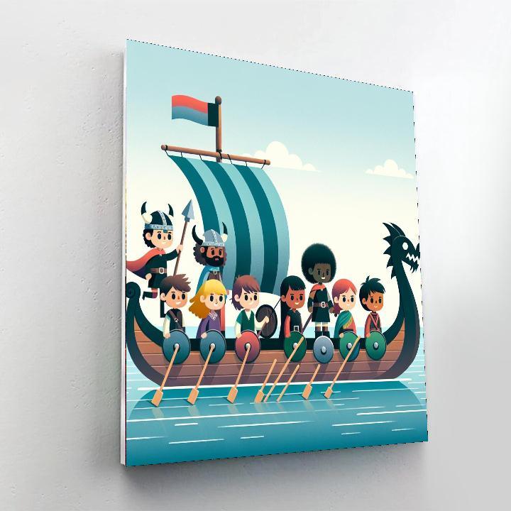 Viking Voyage Adventure Paint By Color