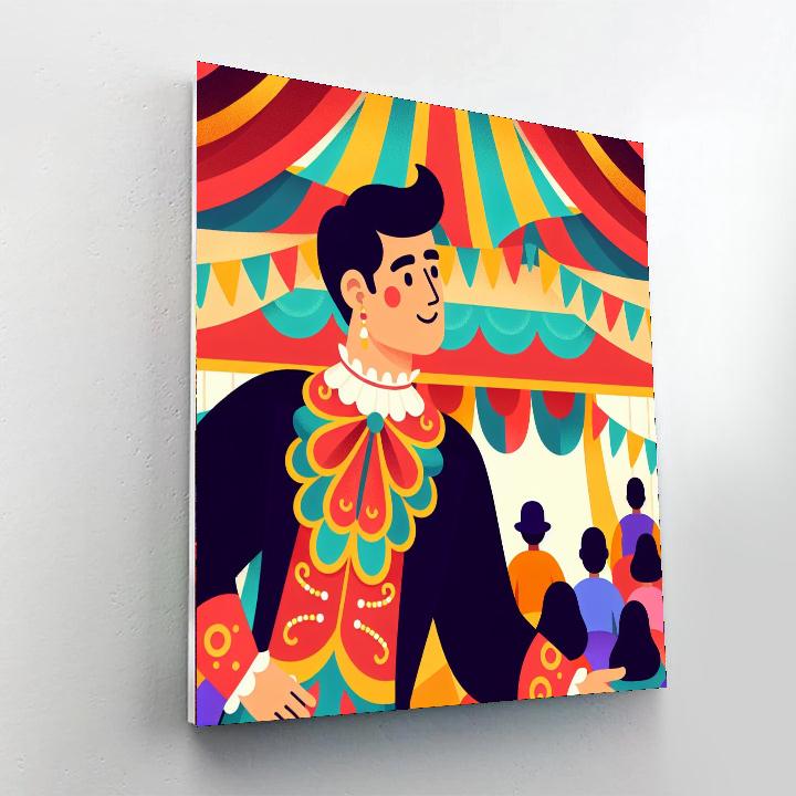 Circus Acrobat Show DIY Paint By Numbers