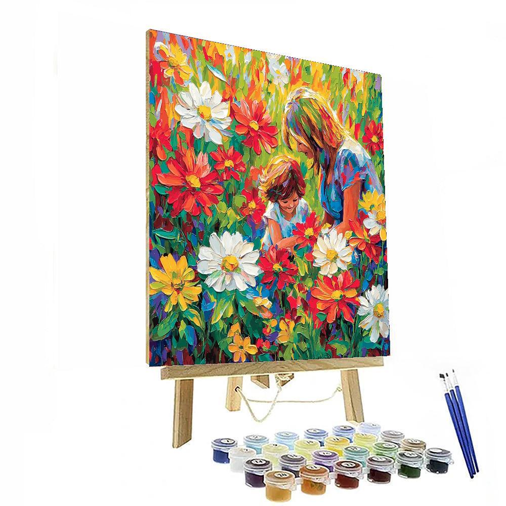 Garden Of Love Painting Number Kit