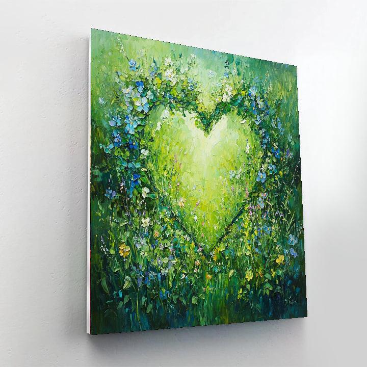 Hearts In Bloom Painting By Numbers Kit