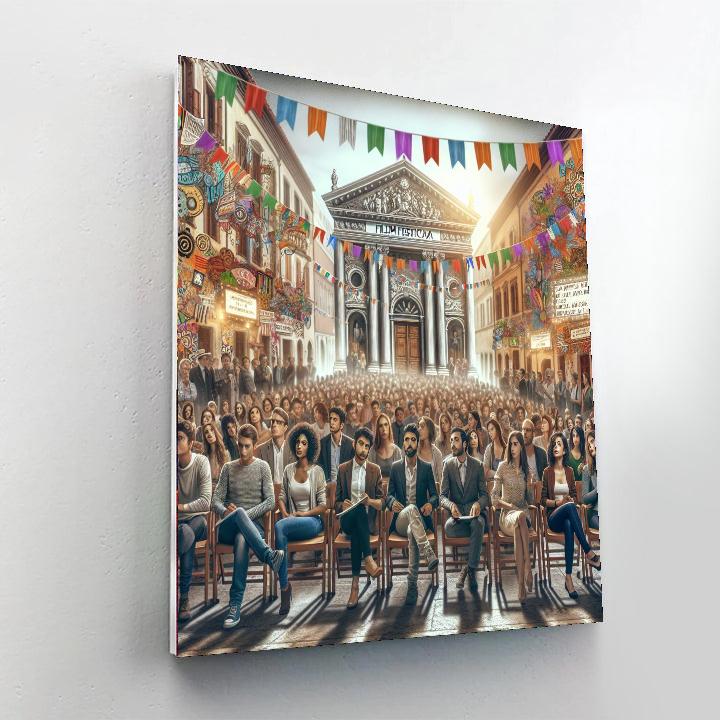 Transylvania International Film Festival Paint By Numbers Art