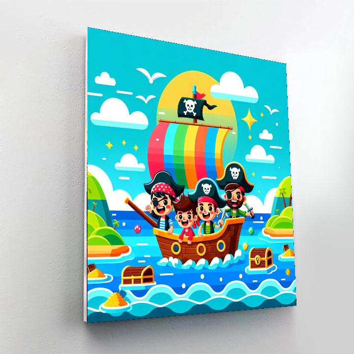 Charming Pirates Number Painting