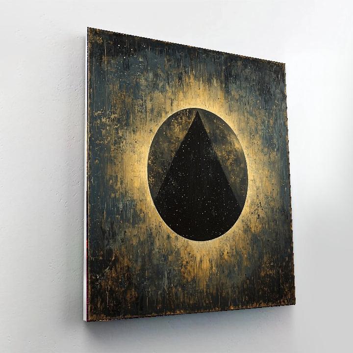 Georges Seurat Inspired Eclipse Of Illumination  Painting Number Kit