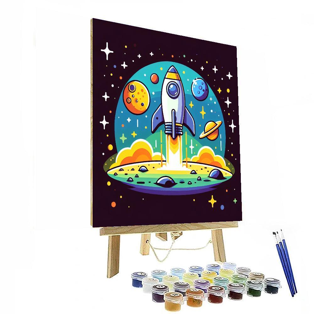 Outer Space Voyage Numbered Painting Kits